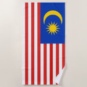 Maleisische vlag Jalur Gemilang Strandlaken (Voorkant)