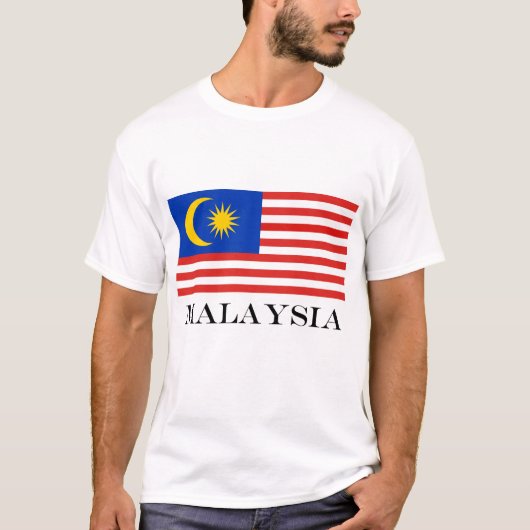 Maleisische vlag Jalur Gemilang T-shirt (Voorkant)