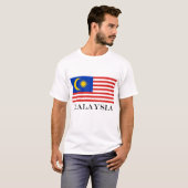 Maleisische vlag Jalur Gemilang T-shirt (Voorkant volledig)