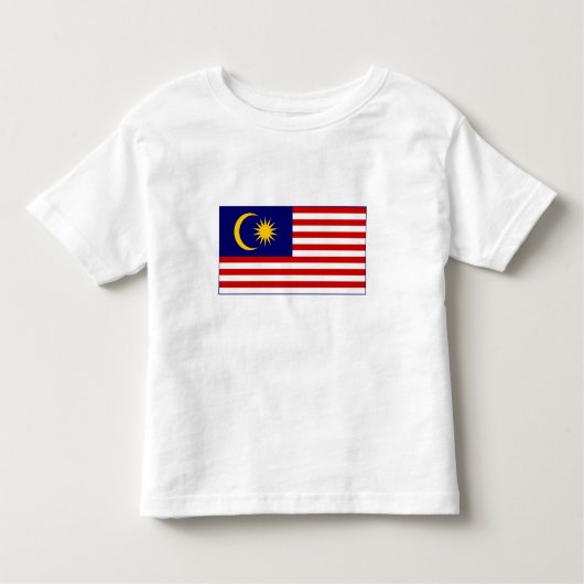 Maleisische vlag kinder shirts (Voorkant)
