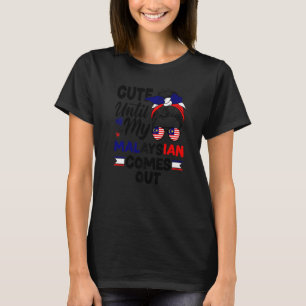 Maleisische vlag klaagt tot mijn Maleisische Co T-shirt