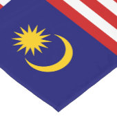 Maleisische vlag korte tafelloper (Hoek)