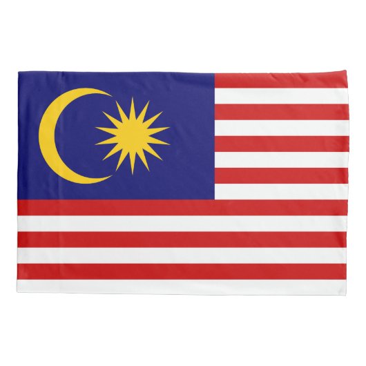 Maleisische vlag kussensloop (Achterkant)