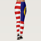 Maleisische vlag leggings (Achterkant)