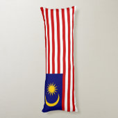 Maleisische vlag lichaamskussen (Achterkant (Verticaal))