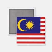 Maleisische vlag magneet (Voorkant / Achterkant)