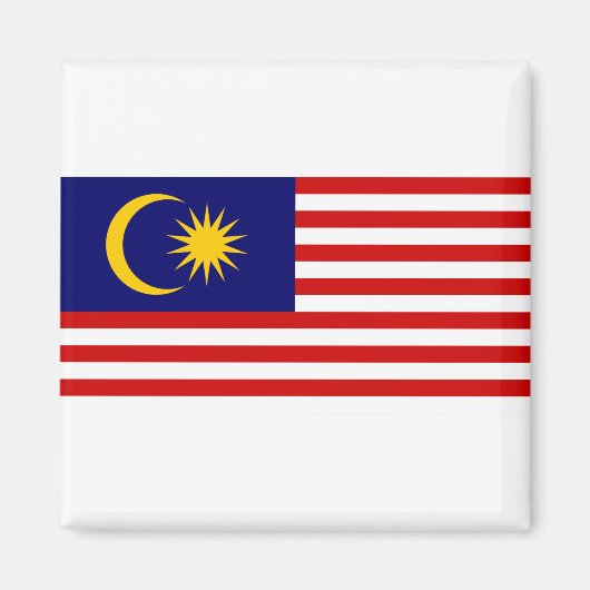 Maleisische vlag magneet (Voorkant)