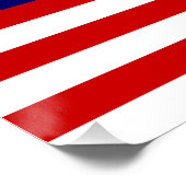 Maleisische vlag perfect poster (Hoek)