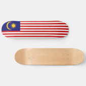 Maleisische vlag persoonlijk skateboard (Horizontaal)
