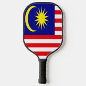 Maleisische vlag pickleball paddle (Achterkant)