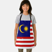 Maleisische vlag schort (Insitu)