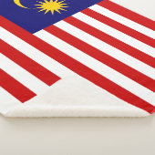 Maleisische vlag sherpa deken (3/4)