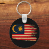 Maleisische vlag sleutelhanger (Voorkant)
