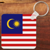 Maleisische vlag sleutelhanger (Achterkant)