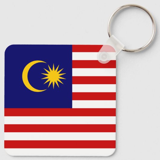 Maleisische vlag sleutelhanger (Achterkant)