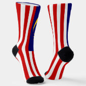 Maleisische vlag sokken (Gebogen)