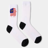 Maleisische vlag sokken (Rechts)