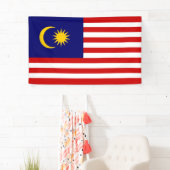 Maleisische vlag spandoek (Insitu)