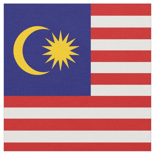 Maleisische vlag stof (Close Up)