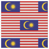 Maleisische vlag stof (Close Up)