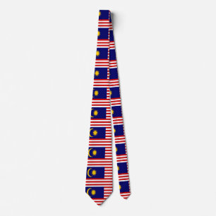 Maleisische vlag stropdas