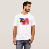Maleisische Vlag T-shirt (Voorkant volledig)