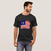 Maleisische vlag t-shirt (Voorkant volledig)