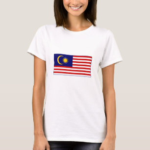 Maleisische vlag t-shirt