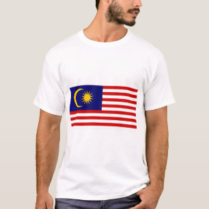 Maleisische vlag t-shirt