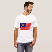 Maleisische vlag t-shirt (Voorkant volledig)