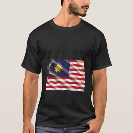 Maleisische vlag t-shirt (Voorkant)
