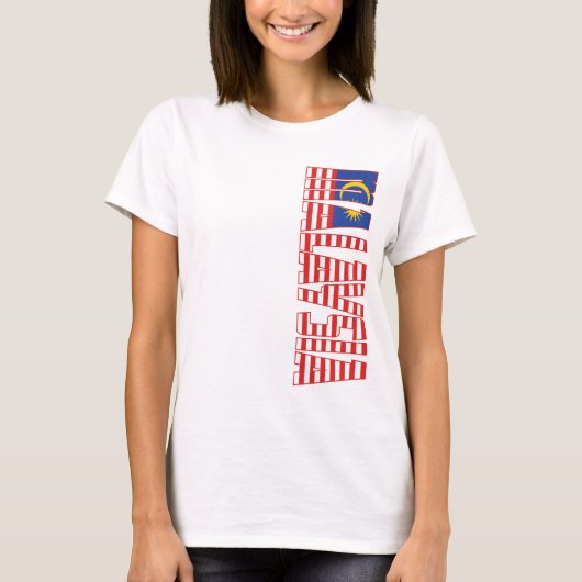 Maleisische vlag t-shirt (Voorkant)