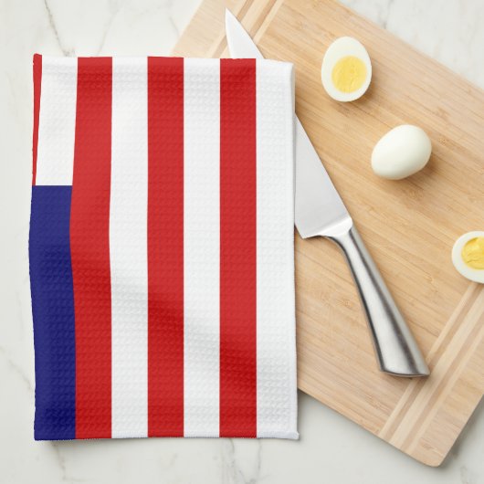 Maleisische vlag theedoek (Quarter Fold)