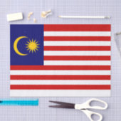 Maleisische vlag tissuepapier (Craft)
