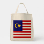 Maleisische vlag tote bag (Achterkant)