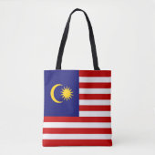 Maleisische vlag tote bag (Voorkant)