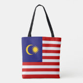 Maleisische vlag tote bag (Achterkant)