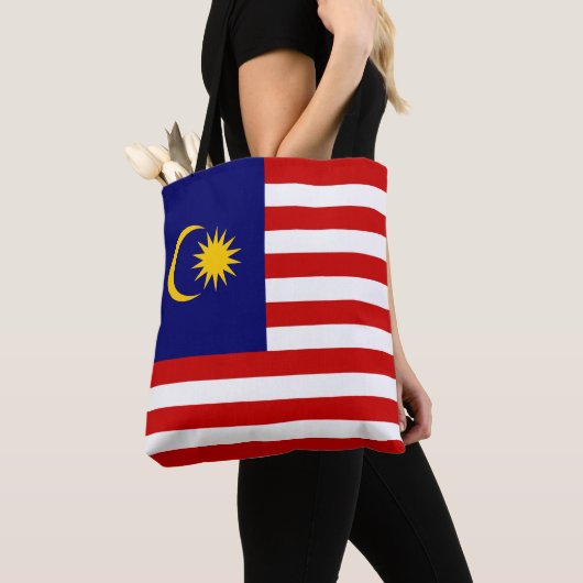 Maleisische vlag tote bag (Dichtbij)