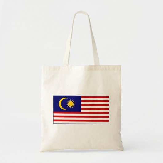 Maleisische vlag tote bag (Voorkant)