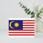 Maleisische Vlag, Vlag van Maleisië Briefkaart (Staand voorkant)