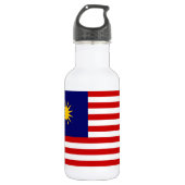 Maleisische vlag waterfles  (Voorkant)