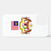 Maleisische wapenschild Case-Mate iPhone case (Achterkant (horizontaal))
