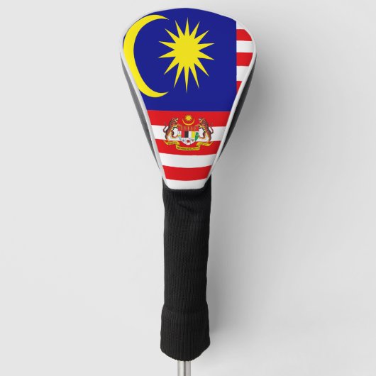 Maleisische wapenschild golfheadcover (Voorkant)