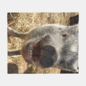 Malen van mini-varkensfleece-knuppel, medium fleece deken (Voorkant (Horizontaal))