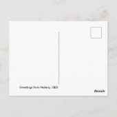 Maleny, Queensland Briefkaart (Achterkant)