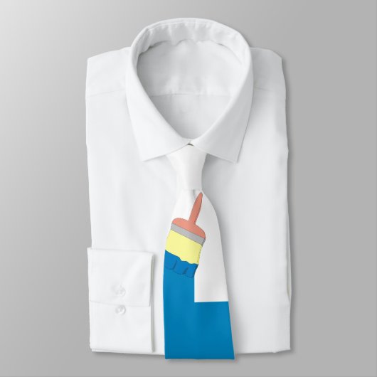 Maler Pinsel painter brush Stropdas (Gebonden)