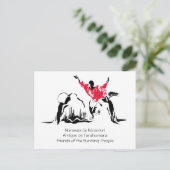 malerunner, Norawas de RaramuriAmigos de Tarahu.. Briefkaart (Staand voorkant)