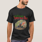 Males Evergreen Christmas Tree shirt (Voorkant)