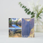 maletsunyaanlesotho briefkaart (Staand voorkant)