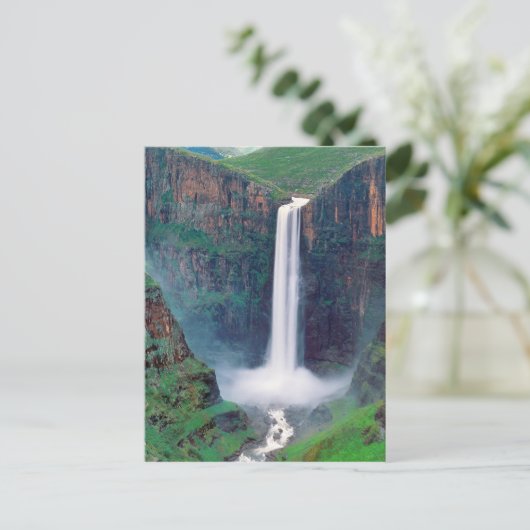 Maletsunyane Herfsten Lesotho Briefkaart (Staand voorkant)